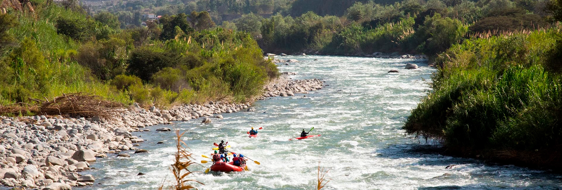 Rafting en el río